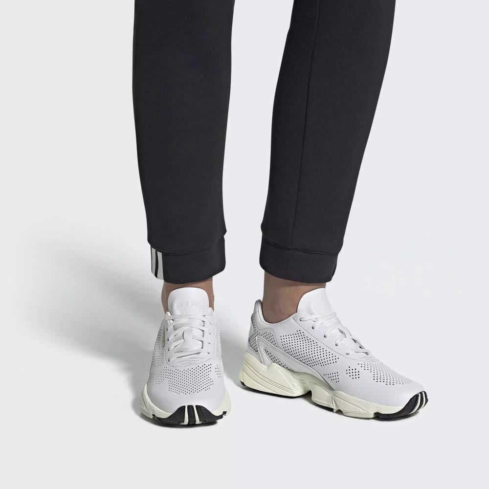 Adidas Falcon Alluxe Tenis Blancos Para Mujer (MX-87086)